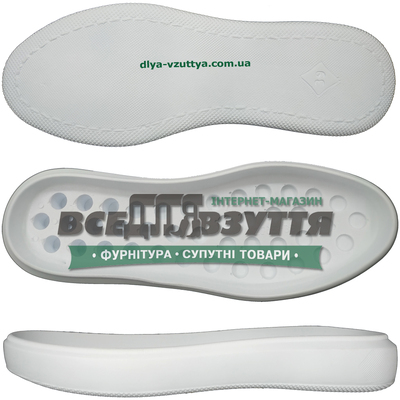 2005 PU  р.36-41  цв.Белый / Подошва женская