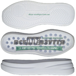 2401 PU р. 36-41  цв. Белый  Подошва женская