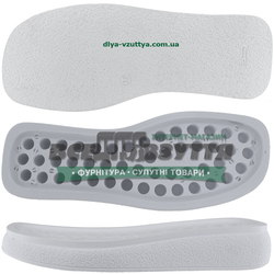 3375 PU р. 36-40  цв. Белый  Подошва женская