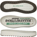 40027 TR р.40-45  цв. Белый  Подошва мужская