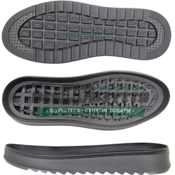 40027 TR р.40-45  цв. Черный  Подошва мужская