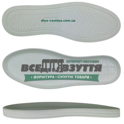 40109 TR р. 40-45  цв. БЕЛЫЙ / Подошва мужская