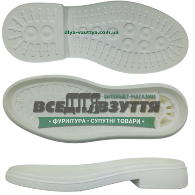 70141 PU р. 36-41  цв. БЕЛЫЙ /  Подошва женская