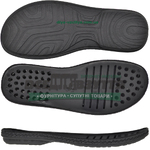 7138 PU р.40-45 Черн. Подошва мужская