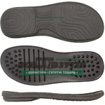 7138 PU р.40-45 Темно-коричн. Подошва мужская