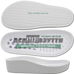 7730 PU бел. р.40,41 Подошва женская  