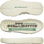 7909 PU р. 36-40 цв.Белый Подошва женская