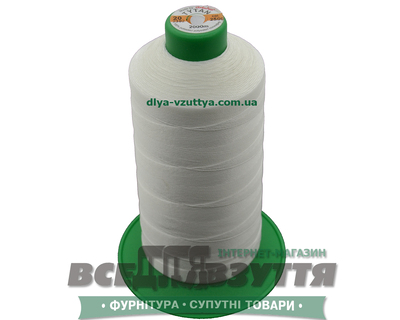 Нитки Tytan (ТИТАН) №20 (2000м)Белый