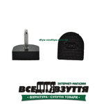 Набойка полиуретановая BISSELL черная 12х12