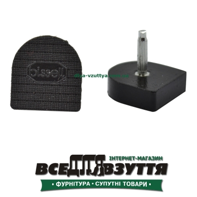 Набойка полиуретановая BISSELL цв.Черный 13х15
