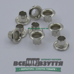 Блочка под шнурок Ø 4,2 мм (3508) цв. Хром