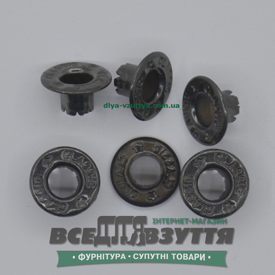 Блочка под шнурок Ø 5 мм (3509) цв. Черный