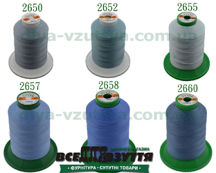 Нитки Tytan (ТИТАН) №40, 1000м Голубой