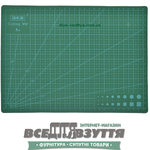 Коврик для раскройки кожи и ткани двухсторонний А4