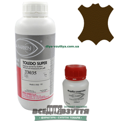 Краска для кожи KENDA FARBEN TOLEDO SUPER 100мл/1Л  шоколад 33035