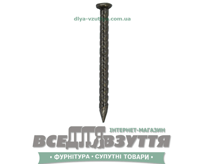 Гвозди винтовые КВО для ремонта обуви(100г) 14-30мм