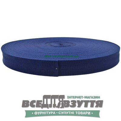 Лента ременная 25мм цв. Синий