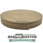 Лента ременная 30мм цв. Бежевый