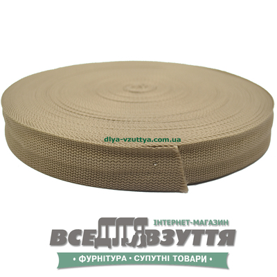 Лента ременная 30мм цв. Бежевый