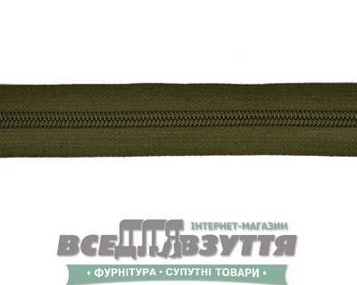 Молния №7 (метражная) хаки