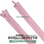Молния тракторная разъемная 2 замка Л7Г (100см) цв. Светло-розовый