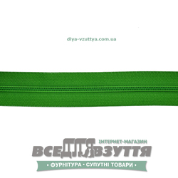 Молния обувная Т6 (№5)(метражная) зеленая