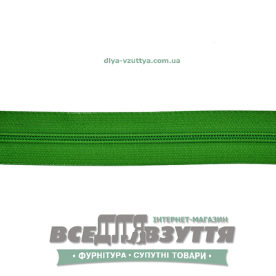 Молния обувная Т6 (№5)(метражная) зеленая