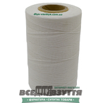 Шнур вощеный плоский 0,8мм 500м цв.Белый