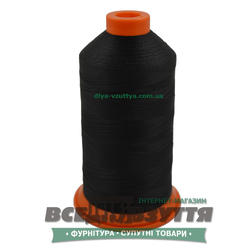 Нитка POLYMAK №40 цв. Черный 3000м