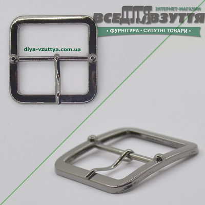 Пряжка для обуви (22744) 31мм цв. Темный никель