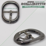 Пряжка для обуви (34128) 14,5мм цв. Темный никель