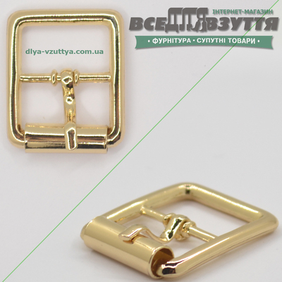Пряжка для обуви (37213) 15мм цв. Золото