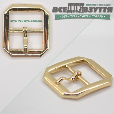 Пряжка для обуви (49785) 17,5мм цв. Золото