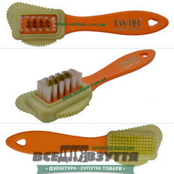 Щетка для замши/нубука TWIST