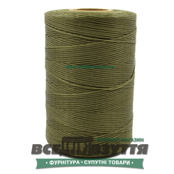 Шнур вощеный плоский 1.0мм 500м цв.Хаки