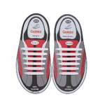 Силиконовые шнурки Coolnice 6+6 цв. Белый