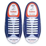 Силиконовые шнурки Coolnice 7+7 One Size цв. Белый