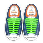 Силиконовые шнурки Coolnice 8+8 цв. Салатовый