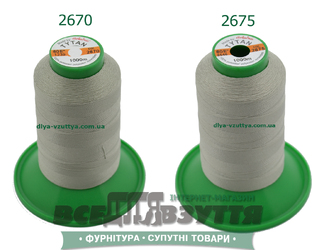 Нитки Tytan (ТИТАН) №60 Светло-серый