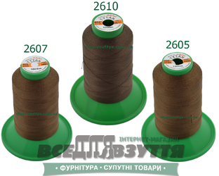 Нитки Tytan (ТИТАН) №60 Темно-коричневый