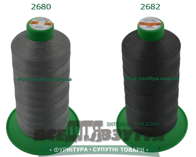 Нитки Tytan (ТИТАН) №20 (2000м)Темно-Серый