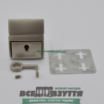 Замок на барсектку арт.4542 31мм цв. Хром