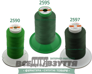 Нитки Tytan (ТИТАН) №60 Зеленый