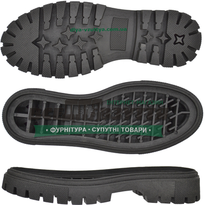 2106 GAIA  TR р.36-41 цв. Черный / Подошва женская 