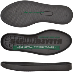 2631 TR р. 36-41 цв. Черный  Подошва женская