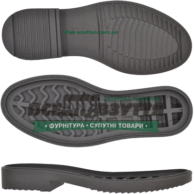 2819 TR р. 36-40 цв. Черный  Подошва женская