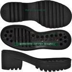 3236 PU р.36-41 Подошва женская  