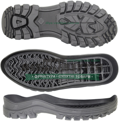 40078 TR р. 40-45  цв. Черный Подошва мужская