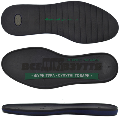 5568 PU р. 39-45 (синяя вставка)  / Подошва мужская