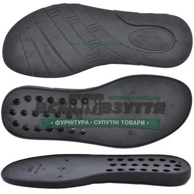  5891PU черн. р.39-46 Подошва мужская
